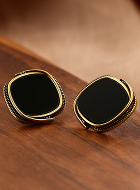 Simple Love Acc私家  2025年爆款小众复古简约设计感银针耳环女