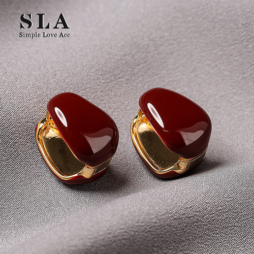 其他法式女式滴釉耳环