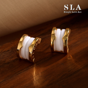 轻奢简约款 Simple 小蛮腰925银针耳环女2025年新款 Acc私家 Love