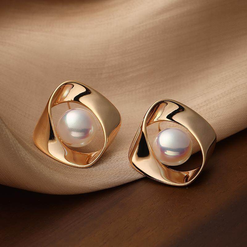 Simple Love Acc私家  几何高级感设计珍珠轻奢气质银针耳环女,饰品/流行首饰/时尚饰品新,耳环,淘宝优惠券,粉丝福利购,淘宝优惠卷