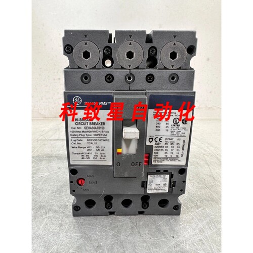 工业配件GESEHA36AT0150 断路器150A FRAME 3P 600V 110A SRPE150