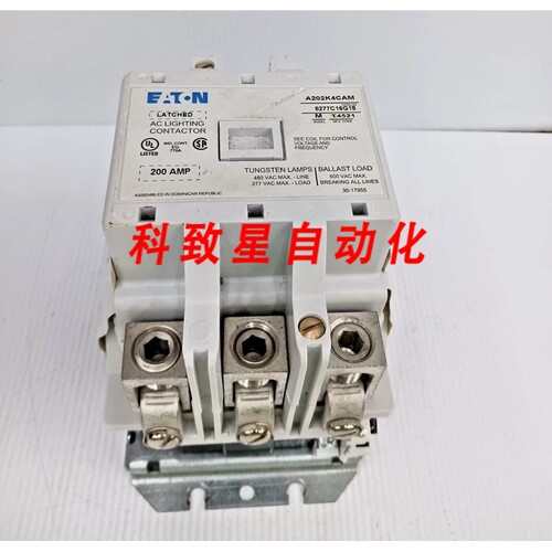 工业配件200 AMP 照明接触器A202K4CAM 480/277 VAC 线圈 120 VAC