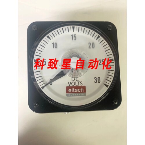工业配件103011NLNL/7 P 0-30 VDC ELTECH 2002057770 直流电压表