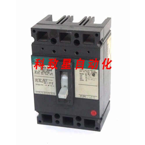工业配件THED136020 HI BREAK CIRCUIT BREAKER 600VAC 20 AMP 3
