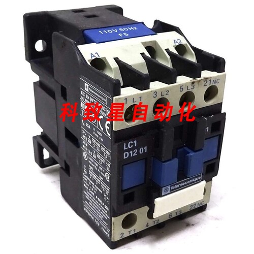 工业配件接触器LC1D1201F5 110VAC 5.5KW 1NC