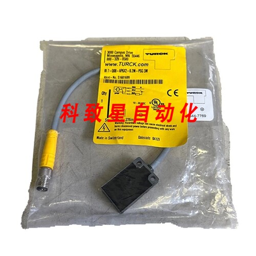 工业配件BI 7-Q08-AP6X2-0.2M-PSG/BI7Q08AP6X202MPSG 3M电感 S16