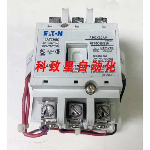 工业配件A202K2CAM 3极 60 AMP 自锁照明接触器