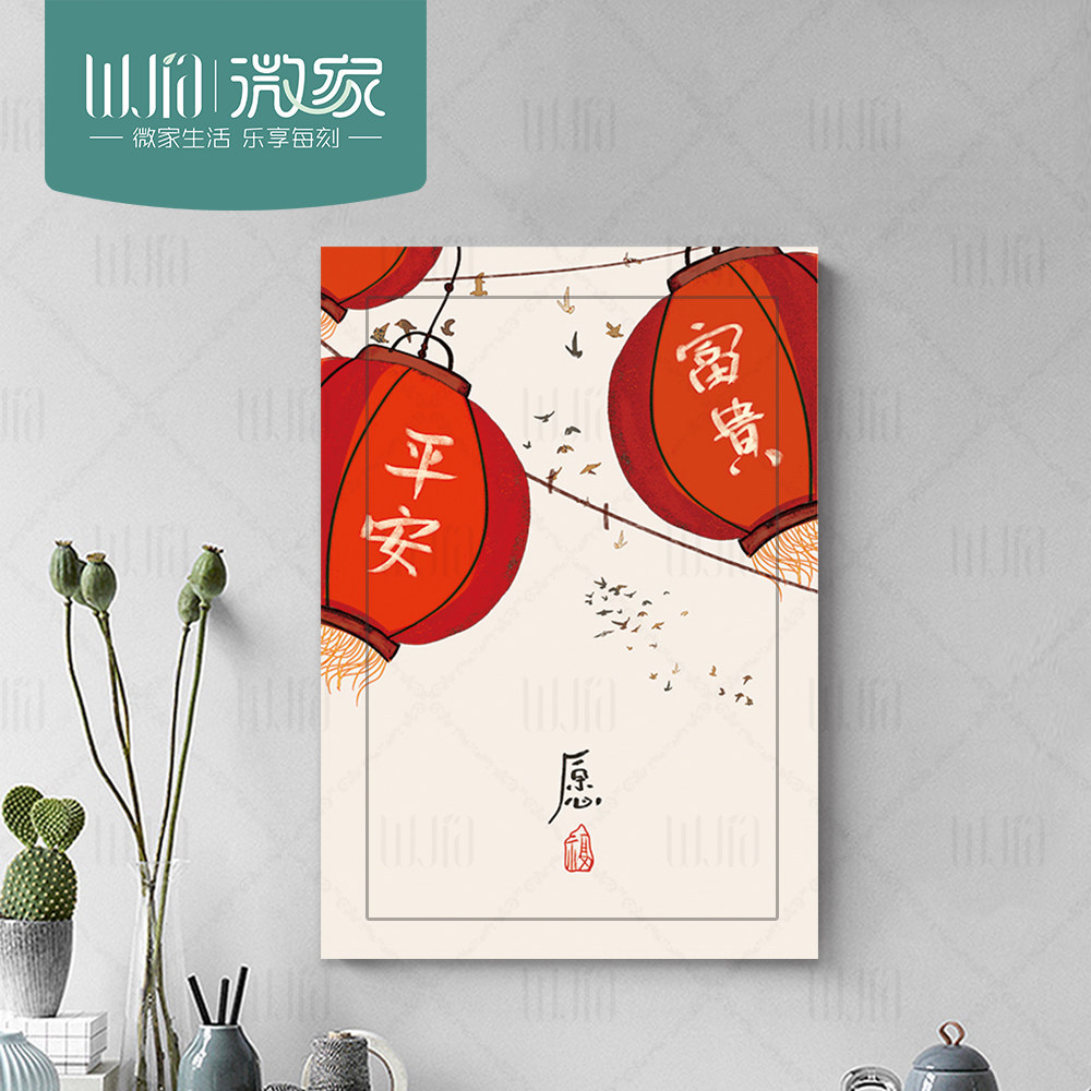 竖版遮挡配电箱翻新防火门贴画