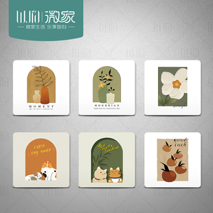 花卉开关贴纸标识贴遮丑防脏装饰墙贴画插座美化神器租房好物自粘