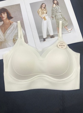 春季新款云肤肌无痕提拉粉底液抹胸美背聚拢固定杯防走光裹胸内衣