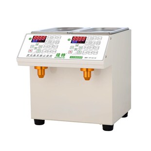 精工厂家直供6L+6L果糖机 奶茶店咖啡店K通用全自动准确双缸果糖