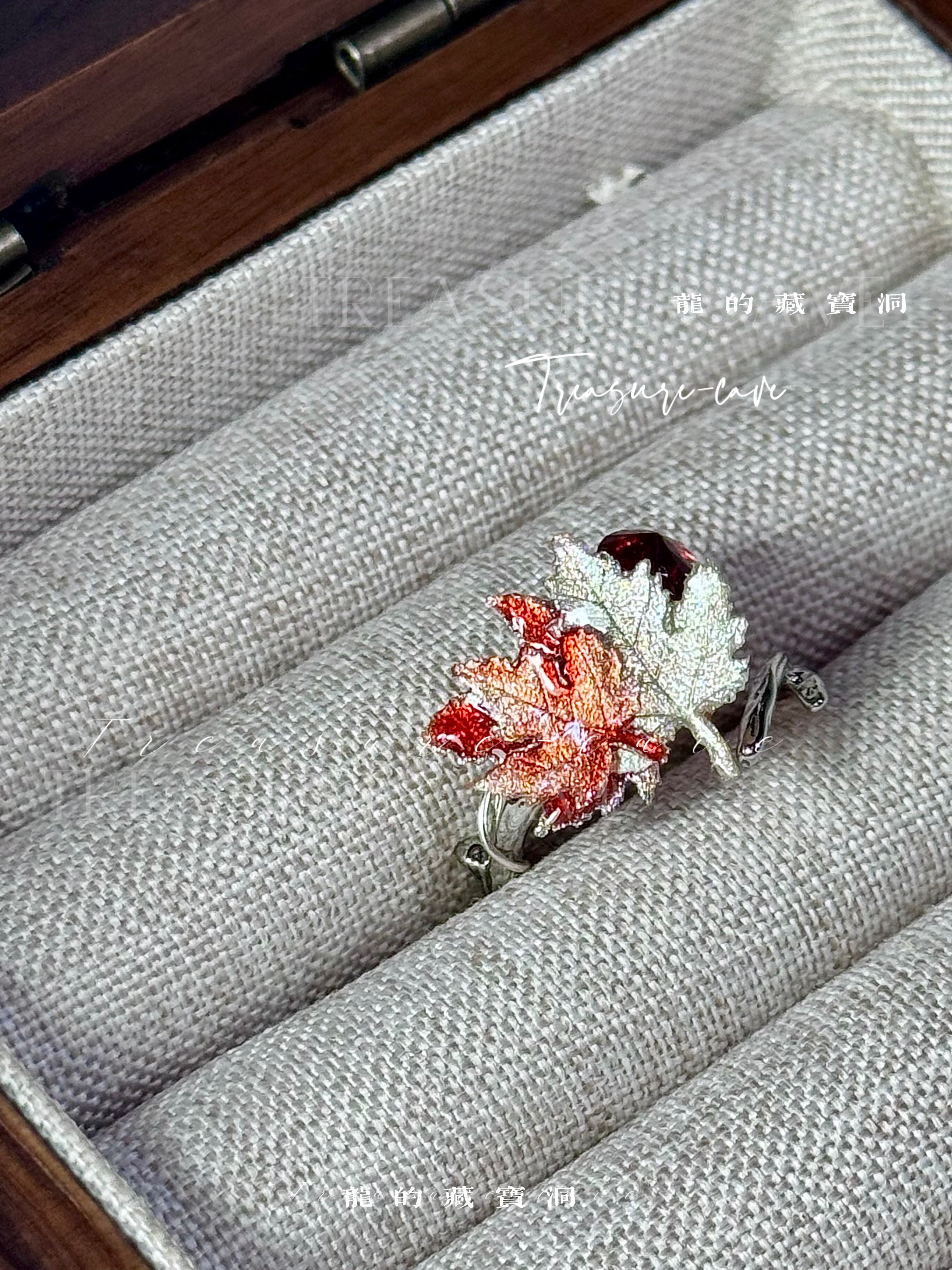 龙的藏宝洞｜枫原万叶｜原神周边同人印象衍生戒指小众手作礼物