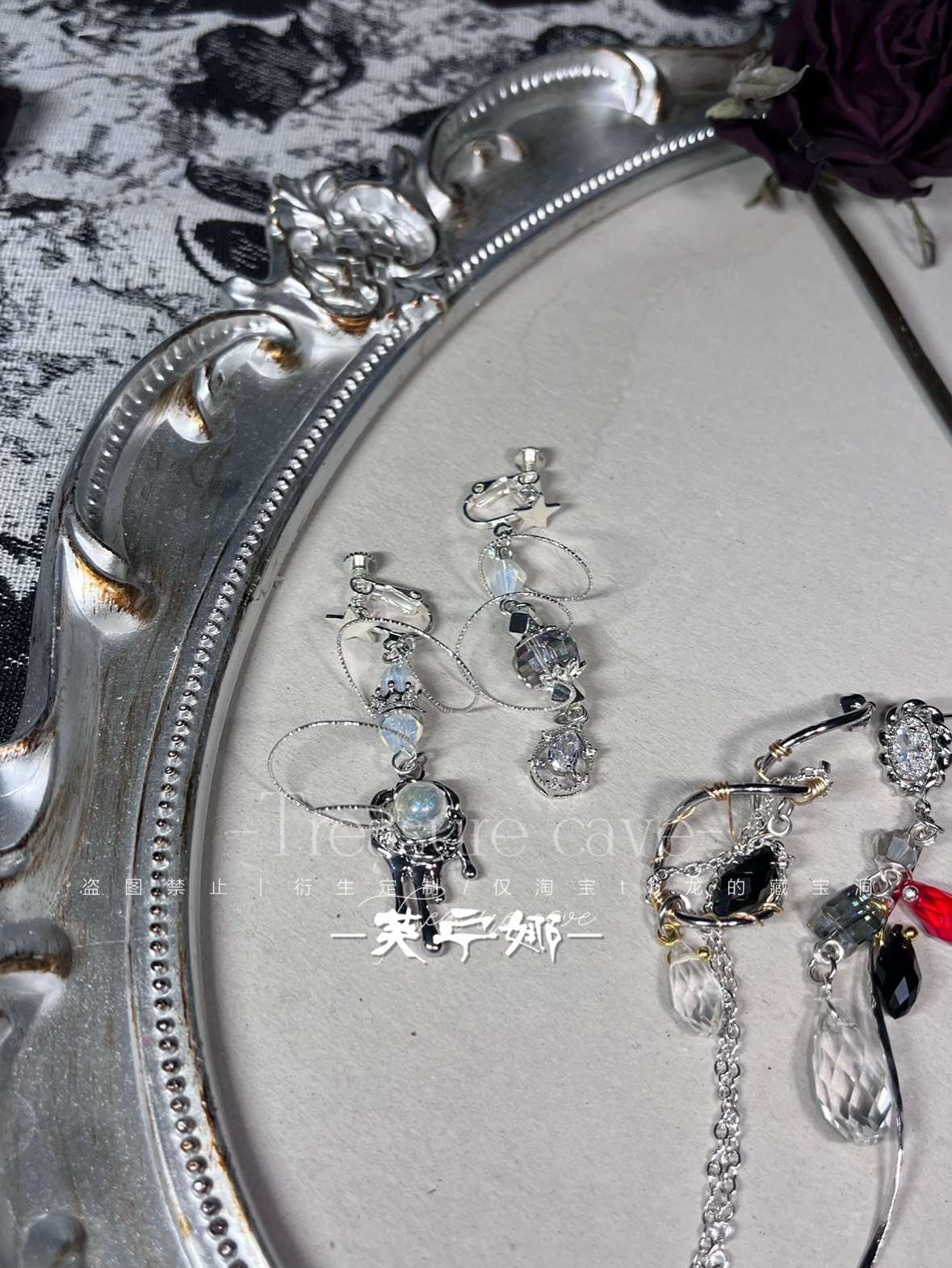 芙宁娜 水神原创设计小众原神衍生周边印象耳夹耳钉礼物伴手礼送