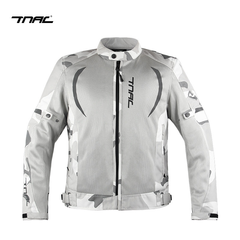 tnac拓驰夏季摩托车骑行服男网眼透气机车防摔休闲赛车服骑士装备