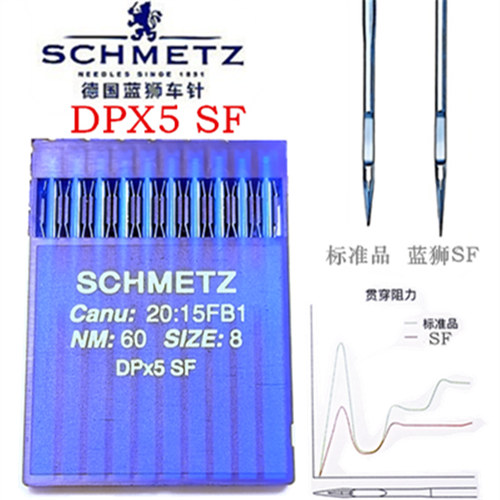 国蓝狮进口机针DPX5SF羽绒专用针