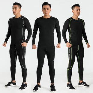 羽毛球服套装男女运动服速干透气排汗打底长袖长裤网球服乒乓球衣