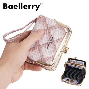 Women Handheld Wallet Card Zipper Mini ins Pocket Organ