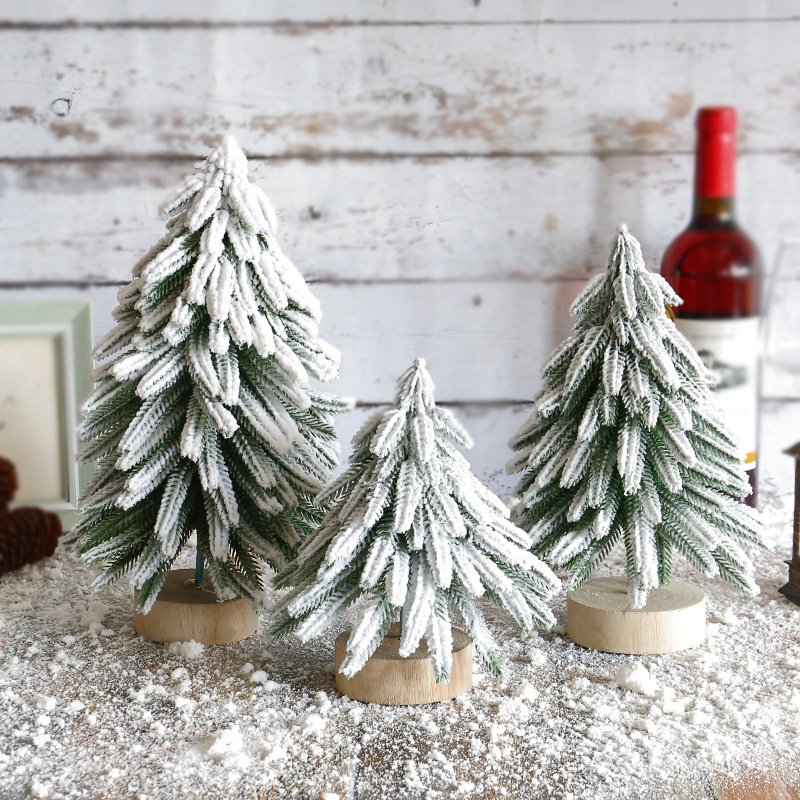 Christmas Decorations Plush Christmas Cedar Decorative Trees