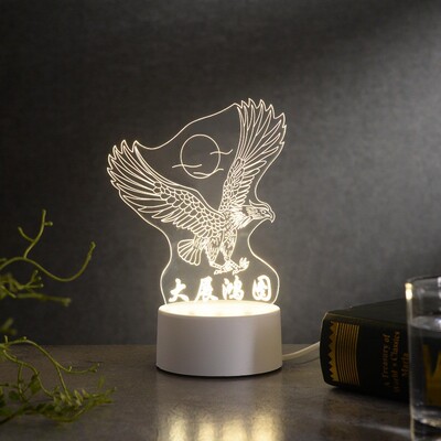 Creative 3D LED Night Lights Illusion Novelty夜灯Table Lamp