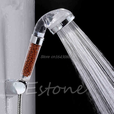 New Healthy 4in1 Germanium,FIR,ION Shower Head Filter