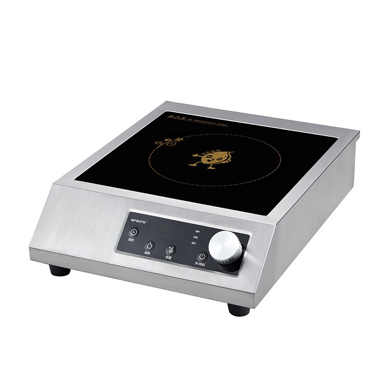 伊派商用电磁炉台式平面大功率电 凹面炉台式小炒炉磁炉3500W爆炒