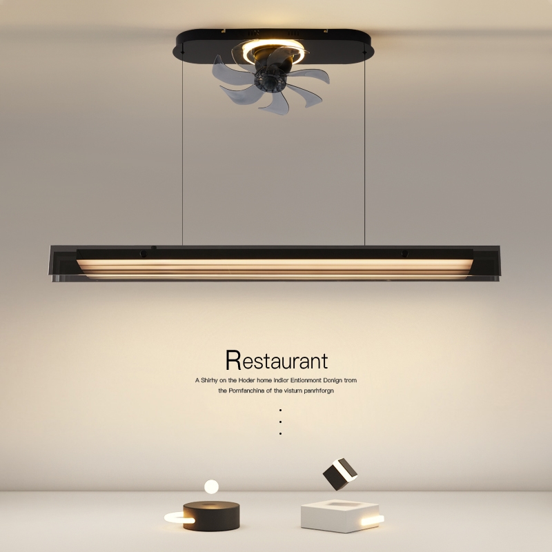 合悦意式极简吊扇灯2025新款现代