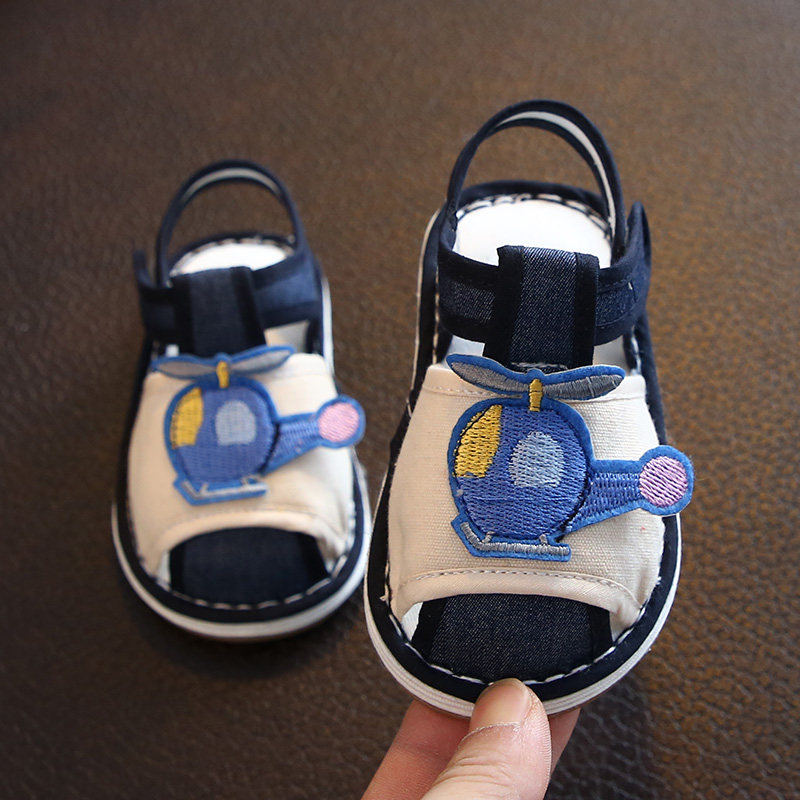 1-3岁宝宝手工编织鞋2026夏季新款男女儿童千层底包头凉鞋布鞋子