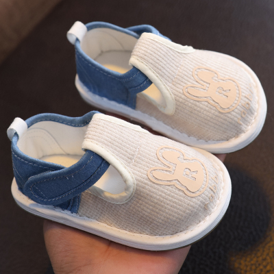 宝宝布鞋家居软底春秋室内学步鞋防滑手工童鞋1-3岁男女幼儿园鞋3