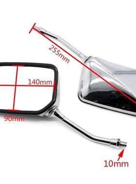 适用摩托车CB400适用本田VTEC小黄蜂蓝宝石CB1300 反光后视镜倒车