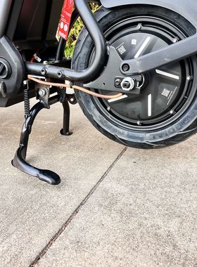 适用适配九号FZ160电动车大脚撑FZ1 60/110中撑支撑改装双撑支架