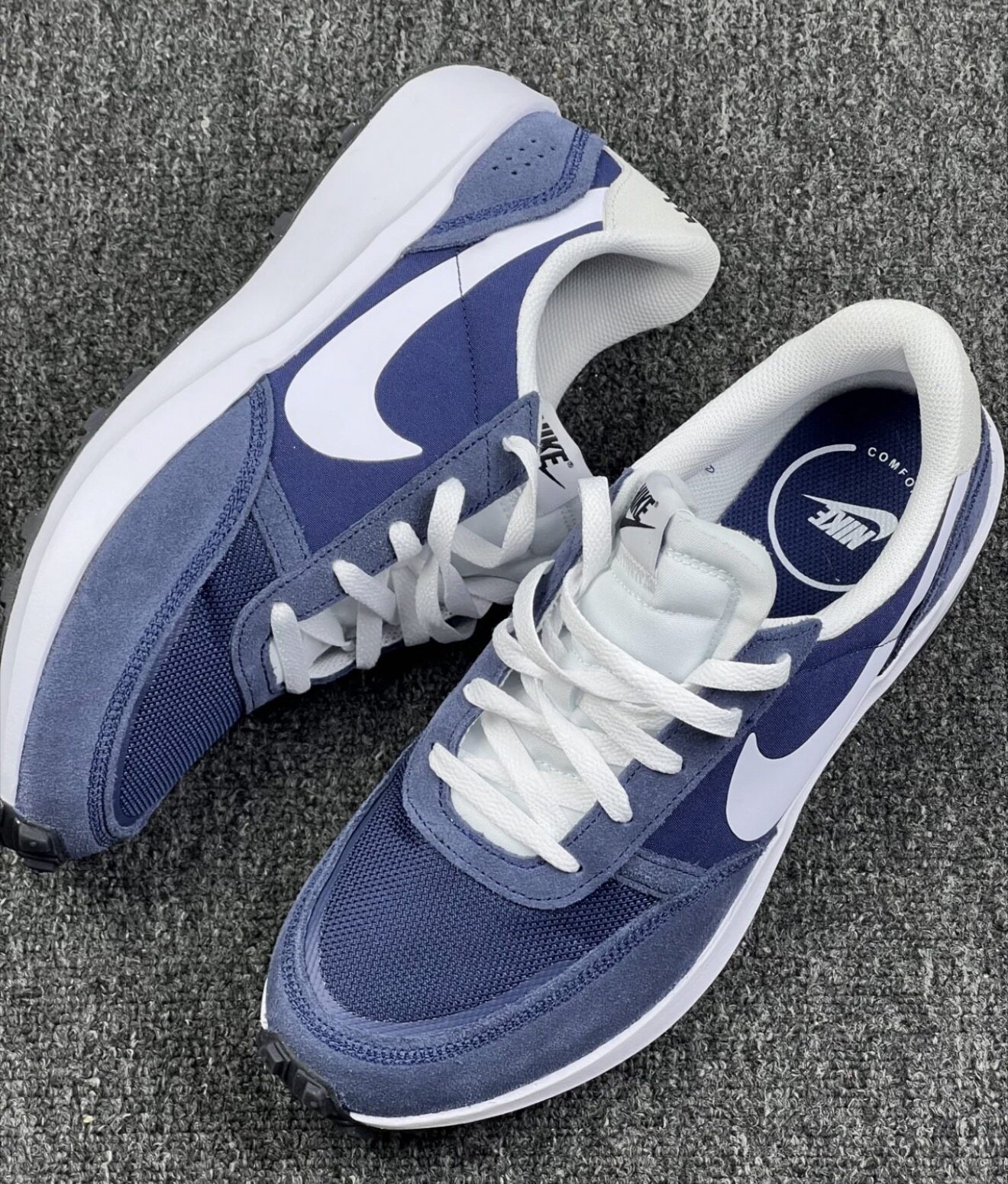 耐克NIKE男鞋WAFFLE复古运动鞋华夫鞋休闲舒适跑步鞋FJ4195-400