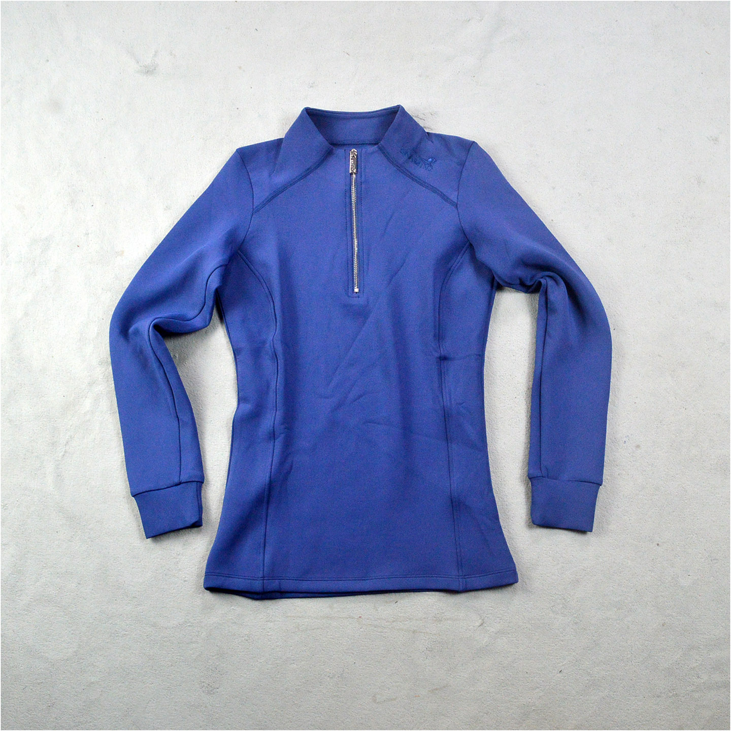 外贸女子马术西装外套秋冬样版服速干长袖半拉链T恤