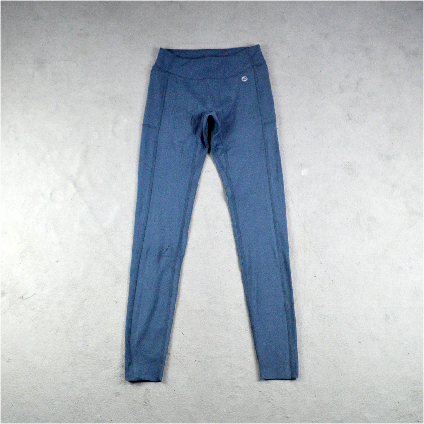 外贸运动瑜伽裤女侧口袋提臀收腹弹力紧身九分速干长裤