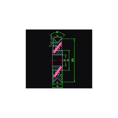 新款滑轮9vv8导向10v型槽轴承滚动轴承8/40/12-V9校直轮导轮2包邮