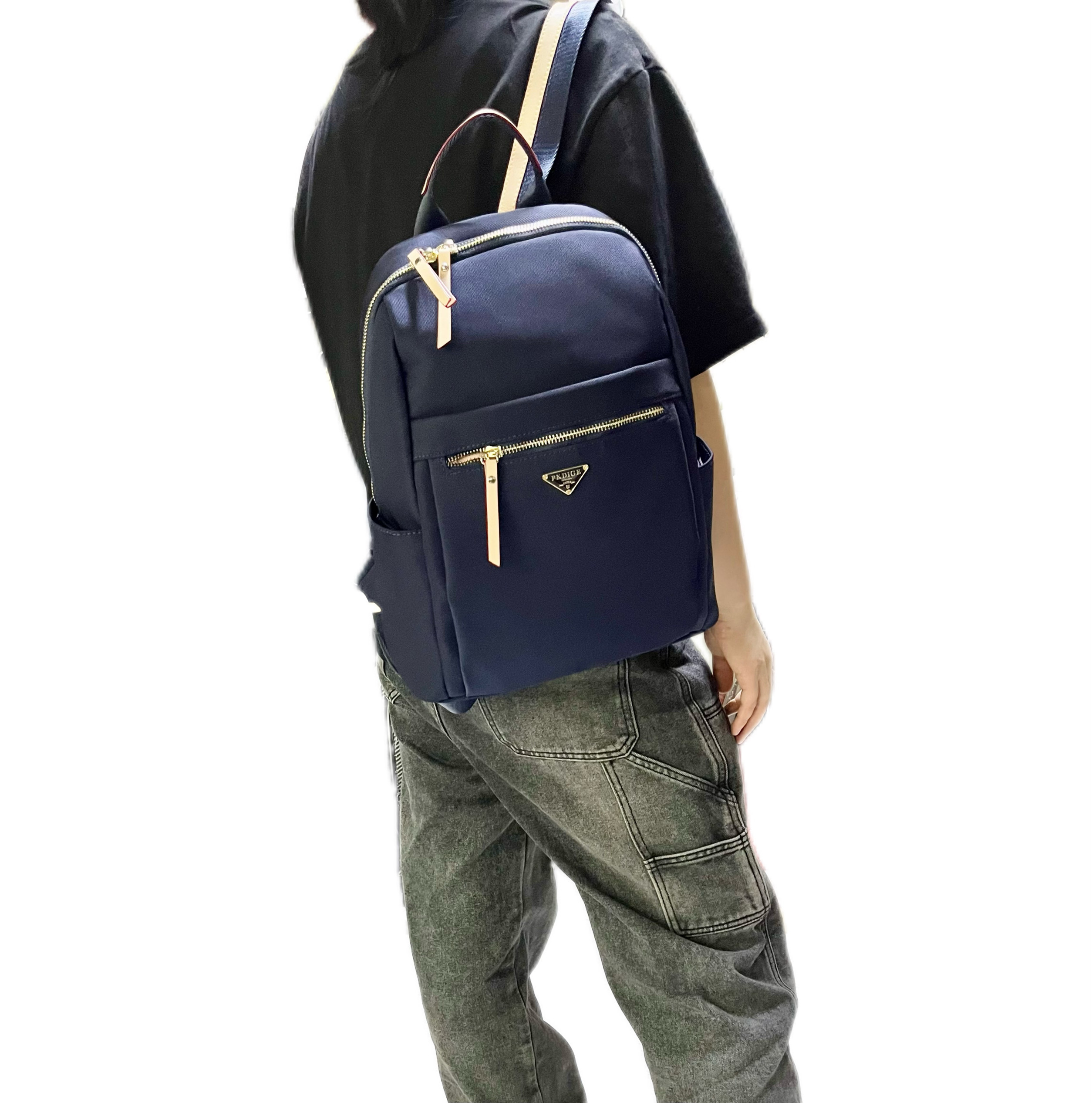 品牌正品双肩背包AC66-1691/1男式女士百搭尼龙布休闲背包女