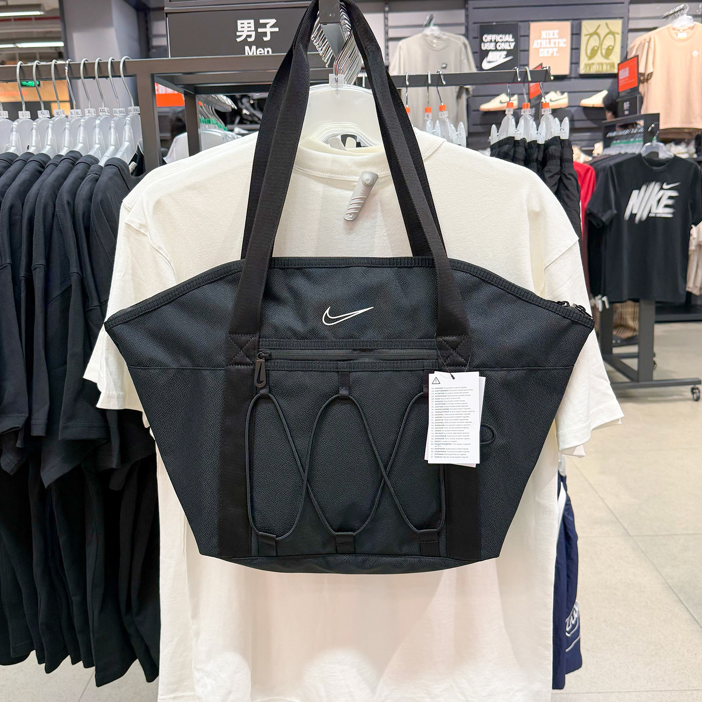 Nike耐克托特挎包男女大容量通勤单肩电脑包学生日常手提包CV0063