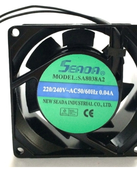 全新台湾SEADA立德0.058A SA8025A2 HBL机柜轴流220V散热风扇8038