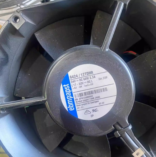 ebm原装德国 6424/12TDHR 24V 2.50A 60W 3线服务器设备散热风扇