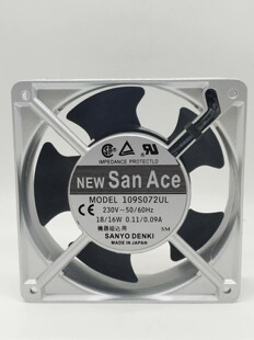 日本SUNACE120三洋109S072UL/008UL/025UL/078UL机柜散热风扇220V