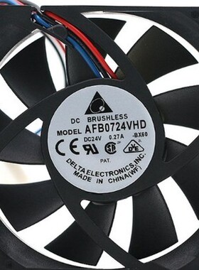 全新台达 AFB0724VHD/VHA/HC/HHB/LB/MC DC24V 7CM变频器散热风扇