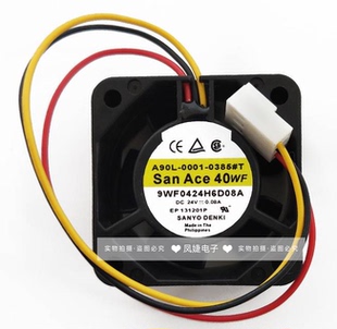 A90L DC24V 0001 发那科FANUC系统风扇 0385 三洋9WF0424H6D08A