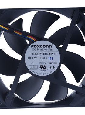 原装FOXCONN富士康12038 12V 0.90A PV123812DSPF 01戴尔散热风扇