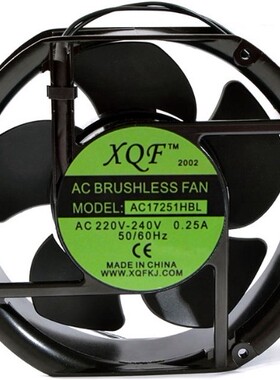 全新正品XQF AC17251HBL AC220V-240V 15050 0.25A加湿器散热风扇