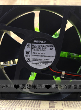 PAPST 12038 MULTIFAN 4214/17H 24V 5.8W 变频器 散热风扇