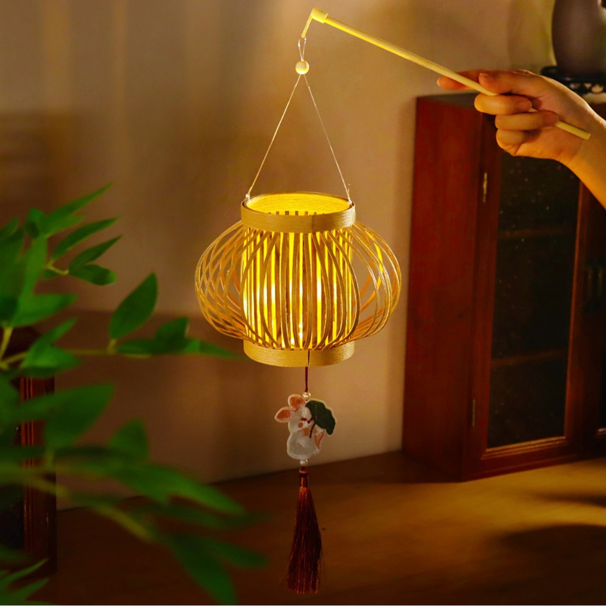 diy材料包纸藤灯笼中秋古风手工自制手提宫灯中式2025新款国风