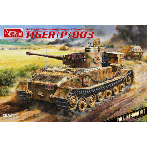 Amusing Hobby 35A051 1/35 德国虎P 003号指挥车 全内构