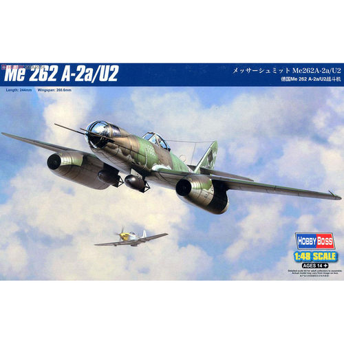 HOBBYBOSS 80377 1/48 Me262 A-2a/U2 战斗机