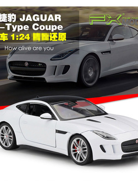 合金车模 WELLY 1/24 捷豹JAGUAR F-Type Coupe 汽车成品模型