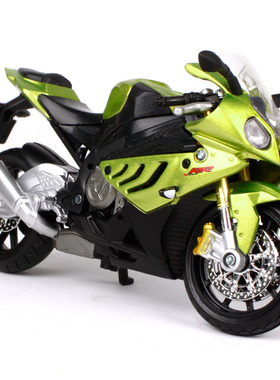 美驰图 1/18 宝马BMW S1000RR 摩托车 成品模型