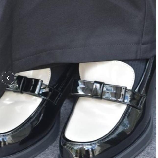 春秋新品6cm粗跟防水台甜美蝴蝶结漆皮优雅百搭洛丽塔拼色单鞋女